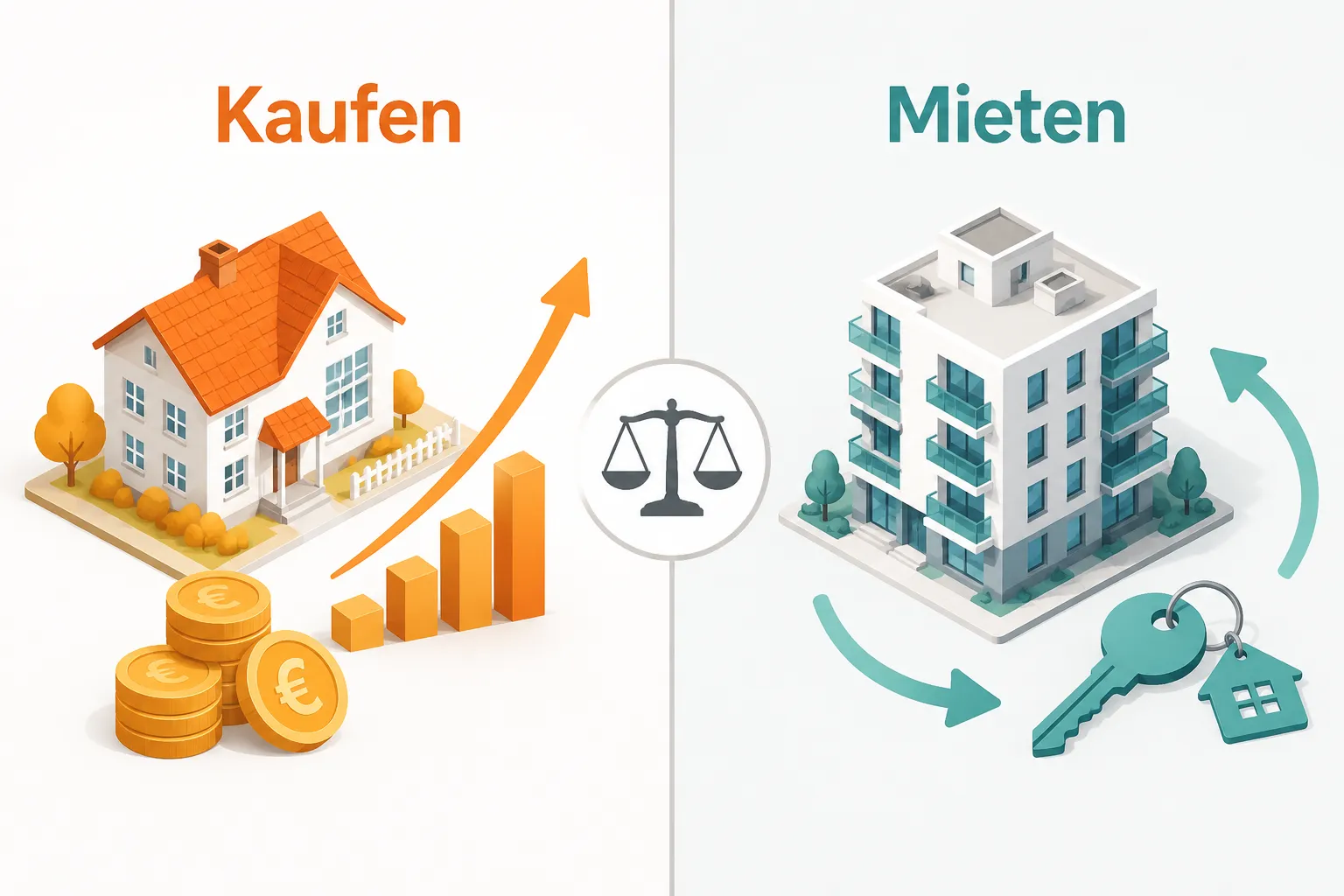 Mieten oder kaufen, was lohnt sich finanziell?