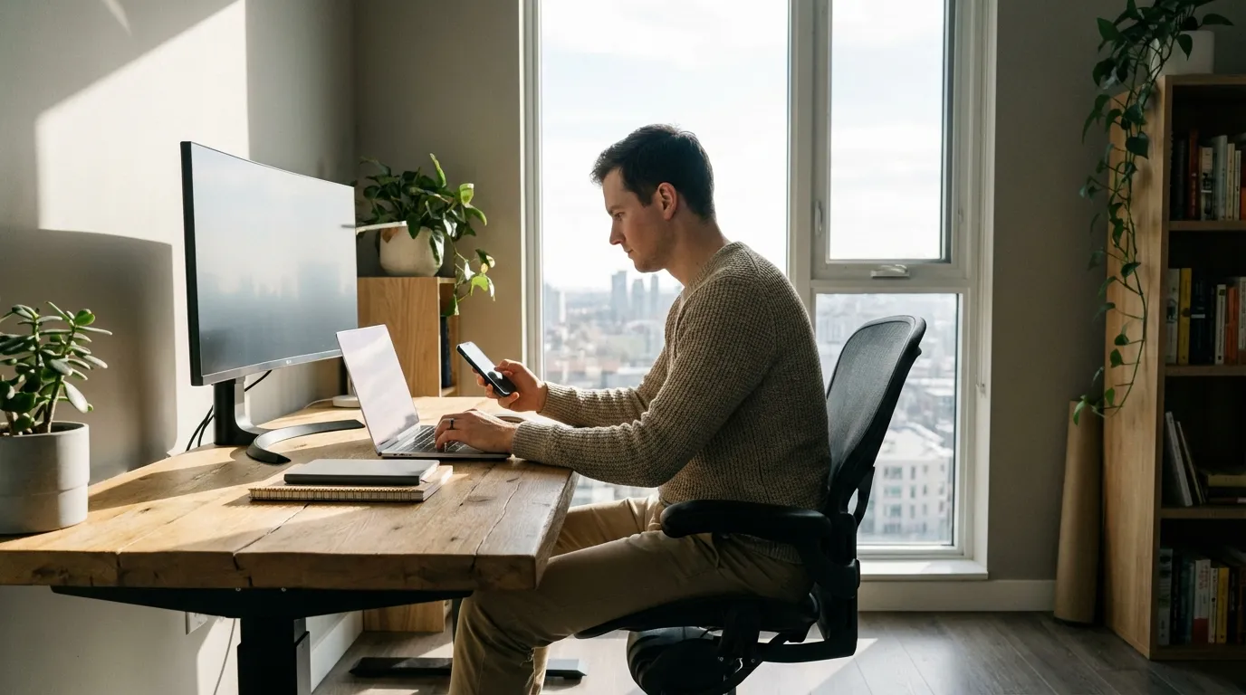 Gemischt genutzte Arbeitsgeräte im Homeoffice